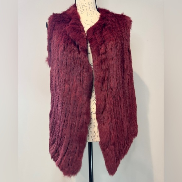 Joie Rabbit Fur Vest Sz Small - Picture 1 of 9